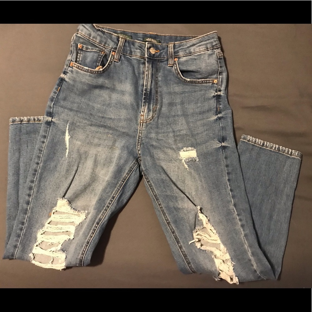 High rise jeans